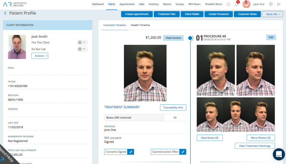 screenshot of Aesthetic Record